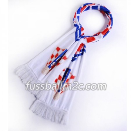 Kroatien WM 2018 Schal Weiß